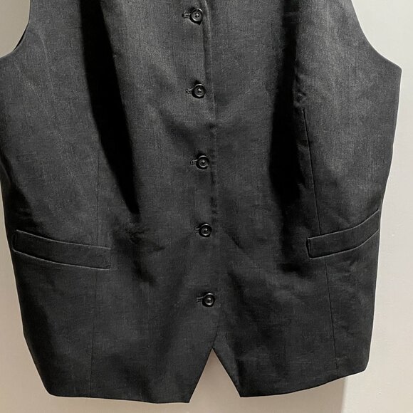 Design Collective Fitted Heritage Preppy Office Academia Lined Button On Vest XL - Picture 4 of 8
